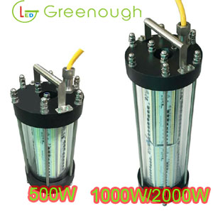 500W 1000W 2000W AC220V AC 110V Black LED Underwater Fish Light